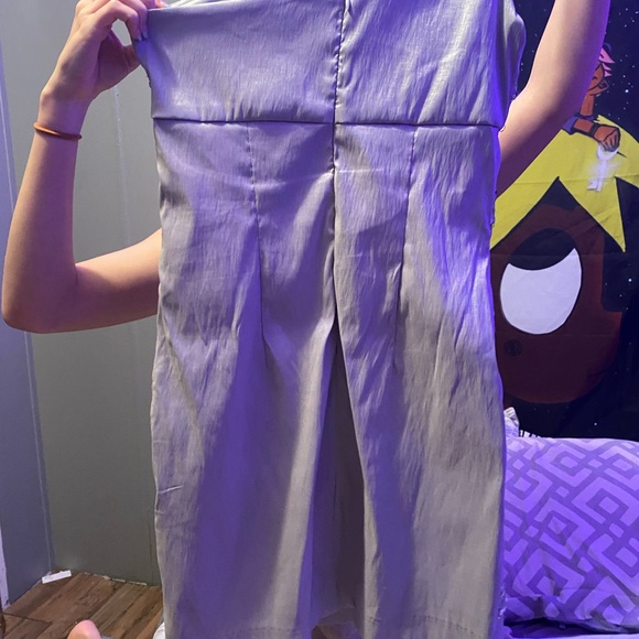 Size 5 Grey sparkle dress - Picture 2 of 4